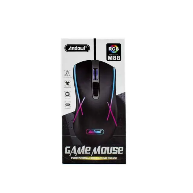 Andowl Ενσύρματο Gaming Ποντίκι Με LED RGB Φωτισμό M88 – Gaming Mouse 075952 3