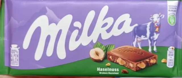 Milka Σοκολάτα Hazelnuts 100 gr