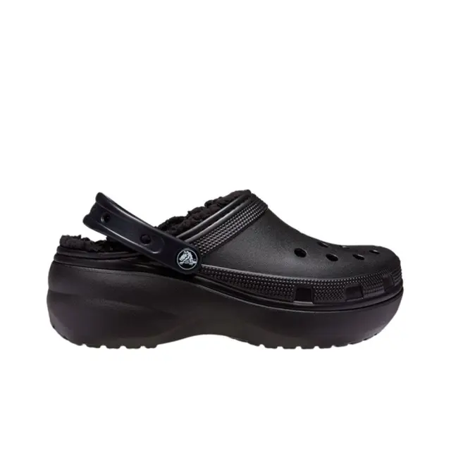 Crocs Classic Platform Lined Clog (207938-001) - Μαύρο