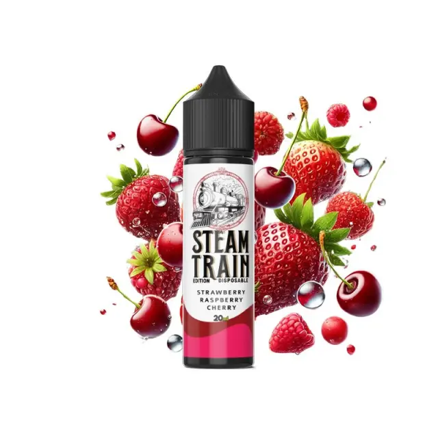 Steam Train Disposable Edition Strawberry Raspberry Cherry 20/60ml 60ml