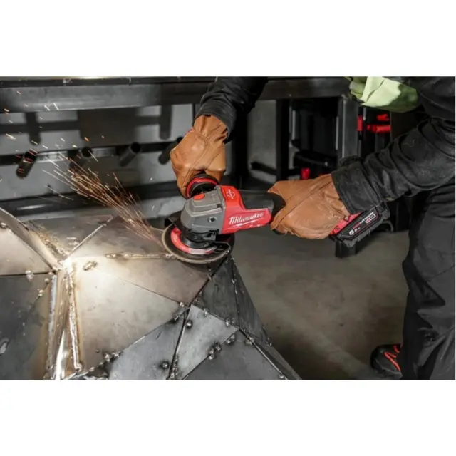 Milwaukee 4933478434 - Γωνιακός Τροχός Μπαταρίας 125mm M18 ONEFSAG125XPDB-0X με HD Box Μεταφοράς, (Χωρίς Μπαταρία και Φορτιστή) 2