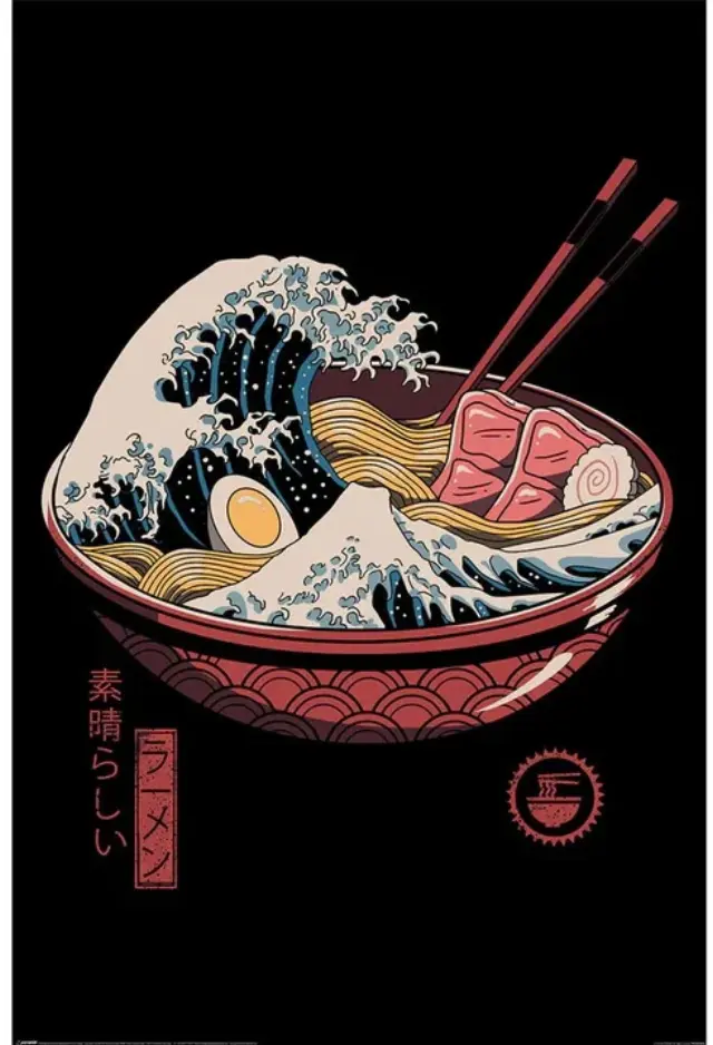 Αφίσα Pyramid Vincent Trinidad Great Ramen Wave 61X91,5εκ