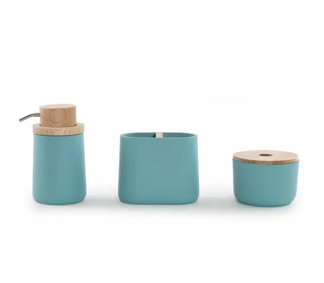 Nef-Nef Homeware Βάζο Για Βαμβάκι Nordy Petrol 2