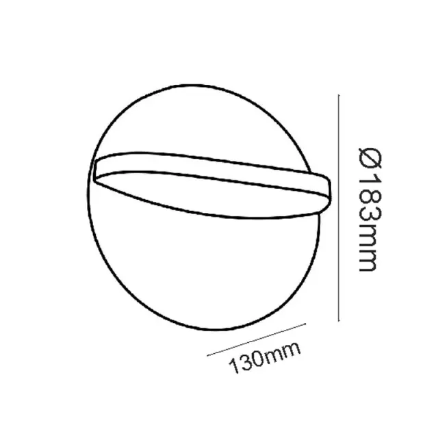LED SMD WALL LUMINAIRE 16W 790LM 120° 230V AC 3.000K DARK GREY CRI80 IP65 30.000HRS / LG1057G 3