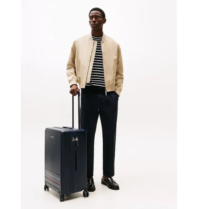 Βαλίτσα σκληρή Μεσαία TOMMY HILFIGER Signature AU0AU01974 Μπλε 2