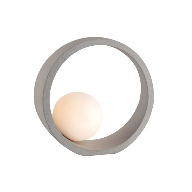 ΕΠΙΤΡΑΠΕΖΙΟ Φ/Σ 1ΧG9 ΦΥΣΙΚΟ ΤΣΙΜΕΝΤΟ+ΛΕΥΚΟ ΓΥΑΛΙ D24x10CM VENUS / MK421T24G