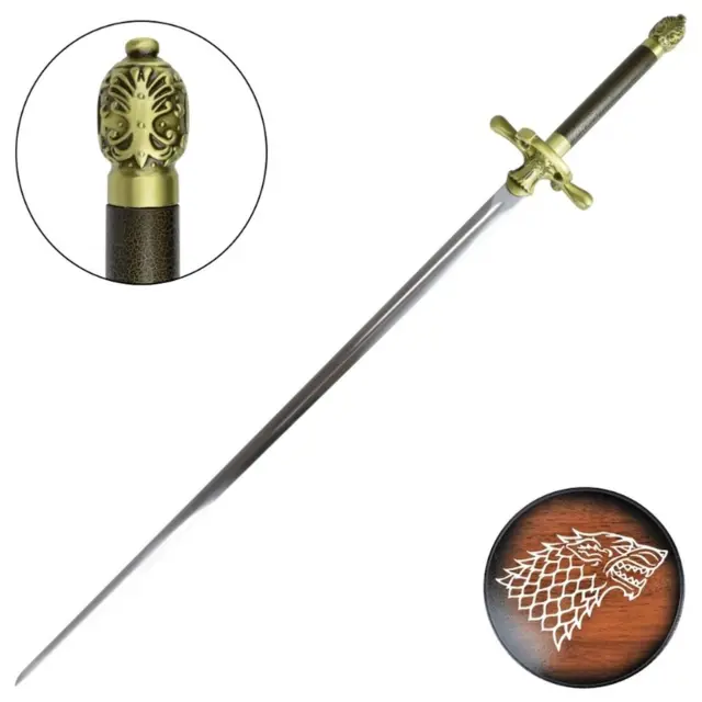 Ρέπλικα σπαθιού Game of Thrones: Arya Stark Needle Sword με Βάση Τοίχου (ZS639B)