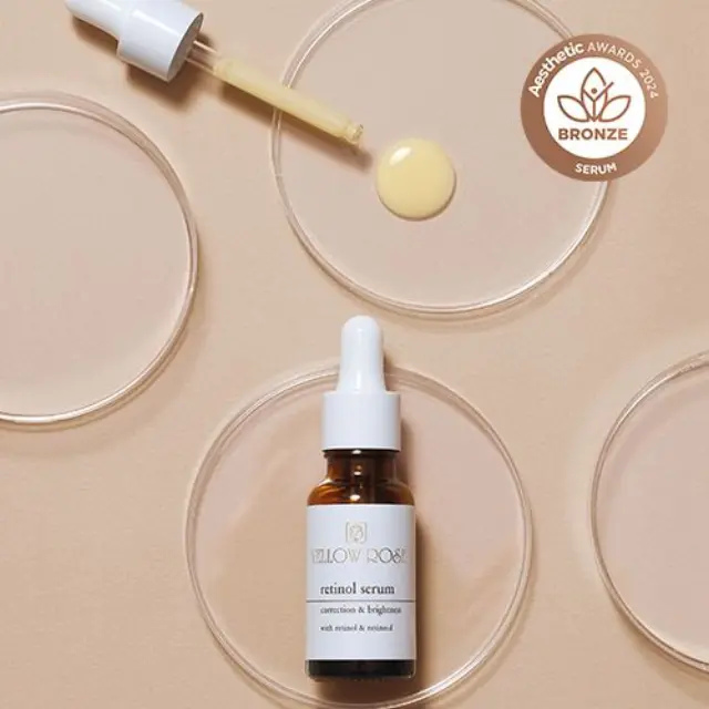 Yellow Rose Retinol Serum Αντιγηραντικό Serum Προσώπου με Ρετινόλη & Centella Asiatica 20ml 3