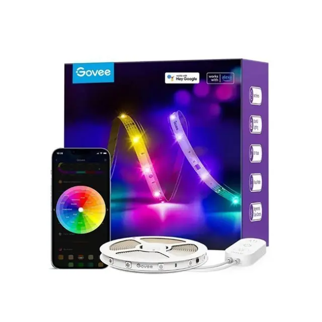 Govee Smart Basic LED Strip H618C 10m Wi-Fi, Bluetooth, RGBIC (H618C3D1_2)