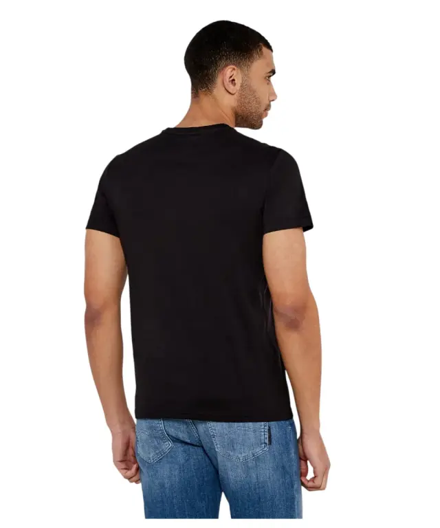 Tommy Hilfiger - Ανδρικό T-shirt με Λογότυπο DM0DM21863-BDS Μαύρο 2