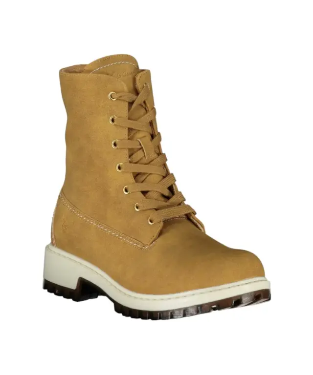 U.S. Polo Assn. - Γυναικεία Μποτάκια Polo DERTBY001WC/U1F-BRW004 Καφέ 3