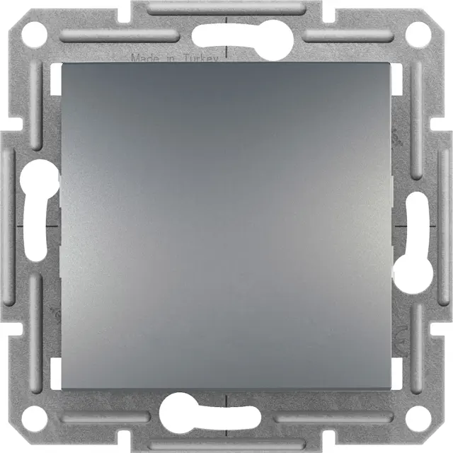 Asfora-1pole switch-10AX screwless stl