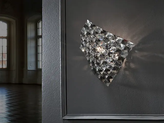 SATEN WALL LAMP 1L φωτιστικό απλίκα Χρώμιο