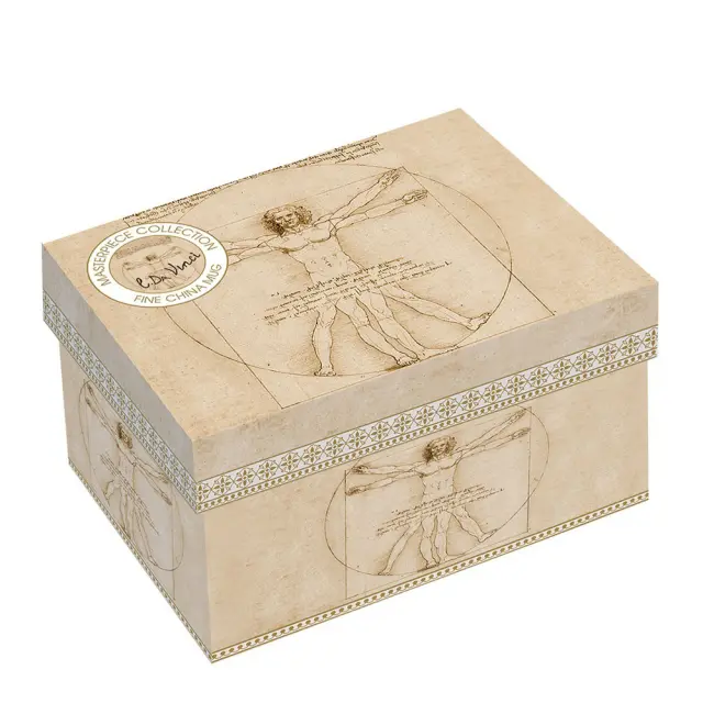 Κούπα 300ml πορσελάνης vitruvian man Easy Life 170LEO2 2