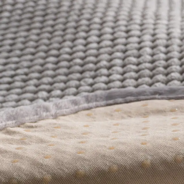 Ριχτάρι Αντιολισθητικό Αδιάβροχο Pearl 11 Grey TEORAN Διθέσιο 180x250cm 3