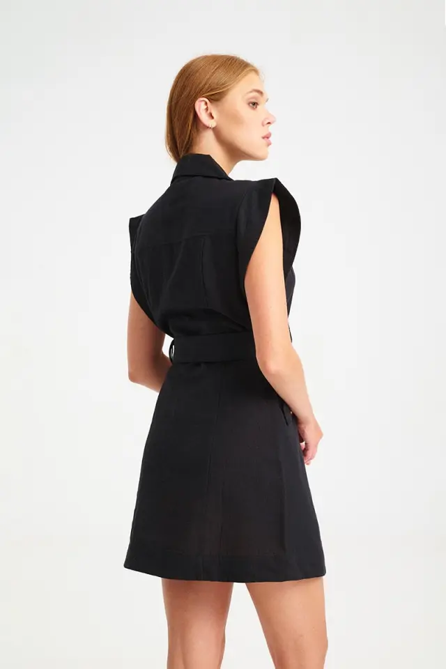 Μίνι Φόρεμα με Χρυσές Λεπτομέρειες CLOE DRESS - XL 3