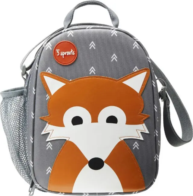 Ισοθερμική τσάντα Φαγητού - 3Sprouts Lunch Bag FOX Gray - 0812895000825 - 0907-ILUFOX