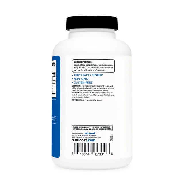 Nutricost Nitric Oxide Booster 750 mg 180 Capsules 3