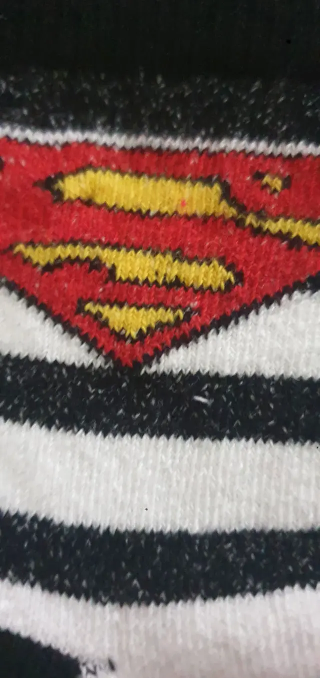 Παιδικές Κάλτσες Superman Black White 7120228 - 23-26 3