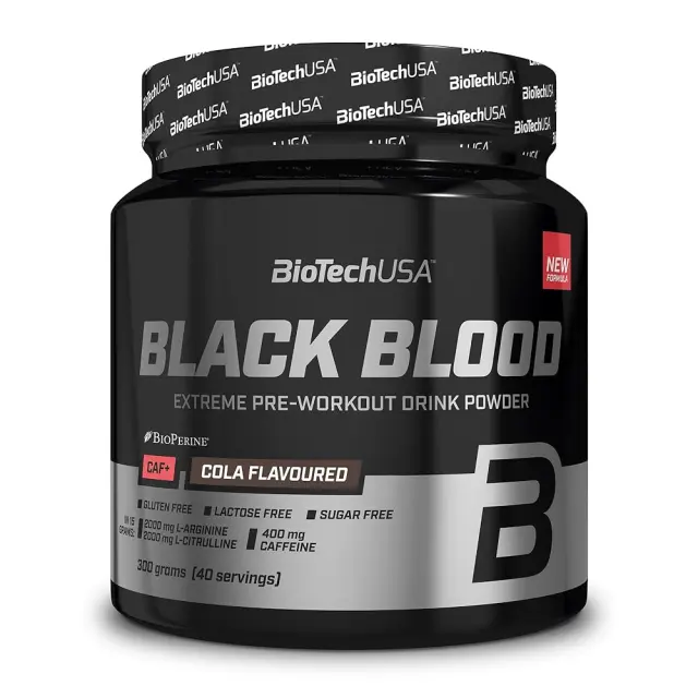 Biotech USA Black Blood Caf+ 300gr Cola