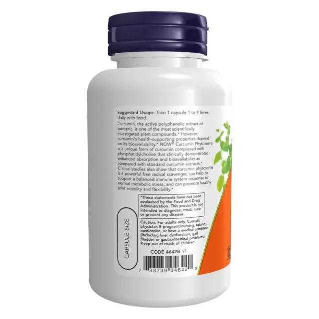 Now Foods Turmeric Curcumin Phytosome 3