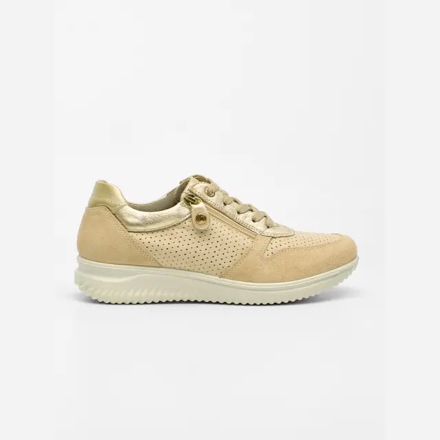 Imac Sneakers Γυναικείο δέρμα Μπεζ IMA/106130 AVORIO