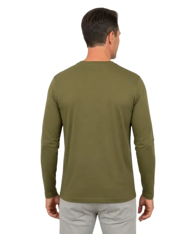 Napapijri - Ανδρική Μακρυμάνικη Μπλούζα T-Shirt NP0A4HN7-G3A Λαδί - 2XL 2