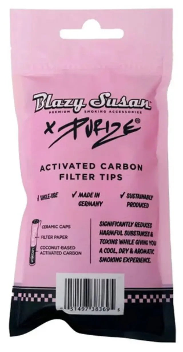 Φίλτρο Blazy Susan Active Filter Xtra Slim 50 Ενεργού Ανθρακα Ροζ 5.9mm 2