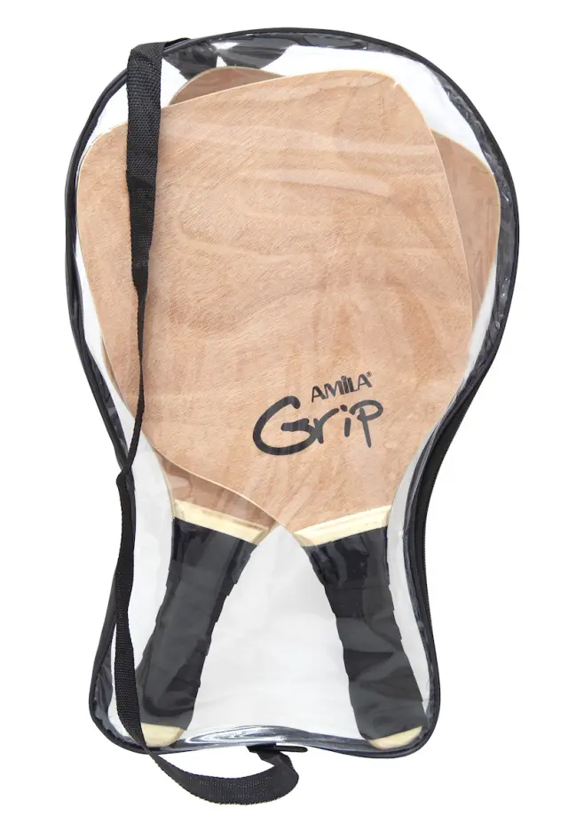 Escape Grip Σετ Ρακέτες Παραλίας Μπεζ 360gr με Μαύρη Ίσια Λαβή - ONE SIZE 3