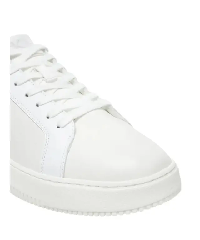 Calvin Klein - Ανδρικά Sneakers Chunky Cupsole Leather YM0YM01198-01W Λευκό 3