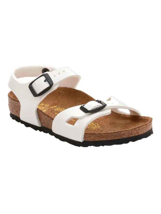 Birkenstock Πέδιλα Παιδικό Birko-Flor(ανθεκτικό υλικό της Birkenstock-επιτρέπει την επαφή με το νερό) Άσπρο BIR/RIO KIDS 931133 L/WHITE 2
