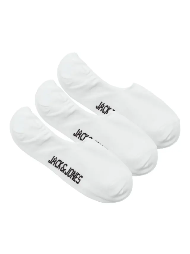 JACDOUGLAS MULTI SHORT SOCK 3 PACK NOOS White