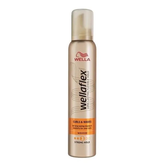 Wella Wellaflex Curls & Waves Strong Hold Mousse 200ml
