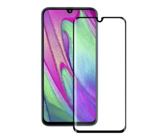 POWERTECH Tempered Glass 5D Full Glue, Samsung A40 SM-A405F-DS, &mu;&alpha;ύ&rho;&omicron; (DATM) 57359