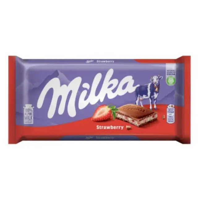 Σοκολάτα Milka Φράουλα 100gr