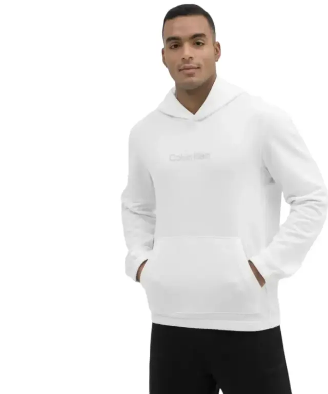 Calvin Klein - Performance Ανδρικό Φούτερ 00GMS3W303-YAF Λευκό - XL