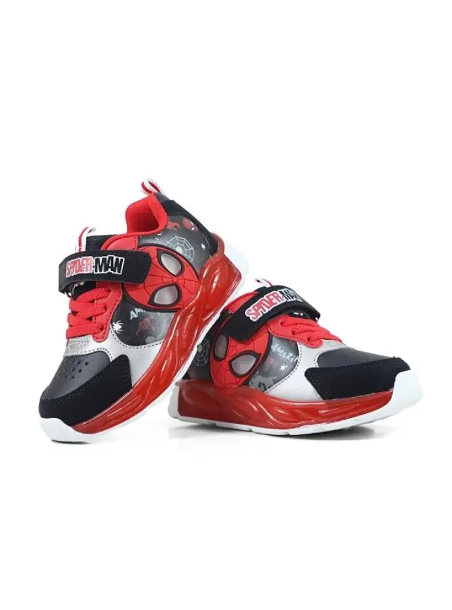 Παιδικό Παπούτσι για Αγόρι Disney Sport Shoe Tpr with Lights Spiderman Black (Μεγέθη 24-31) ΜΑΥΡΟ 2