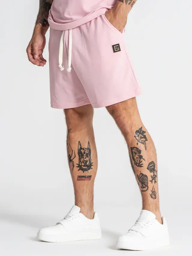 Gianni Kavanagh Ανδρικό TEXTURE Shorts – Light Pink - M 3