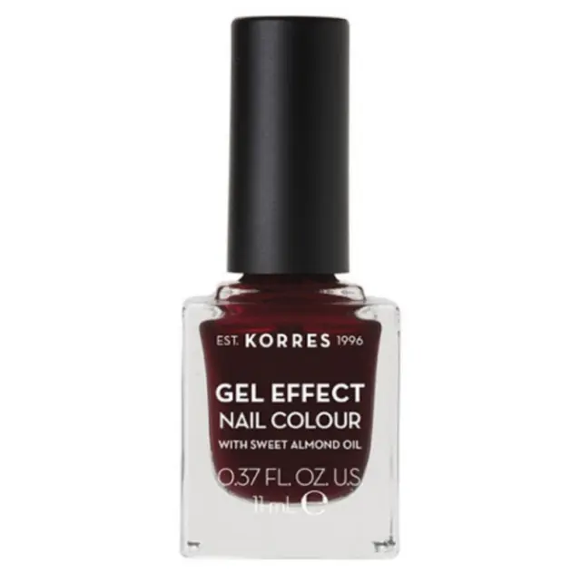 Korres Βερνίκι Νυχιών Gel Effect Nail Colour No57 Burgundy Red 11ml 2