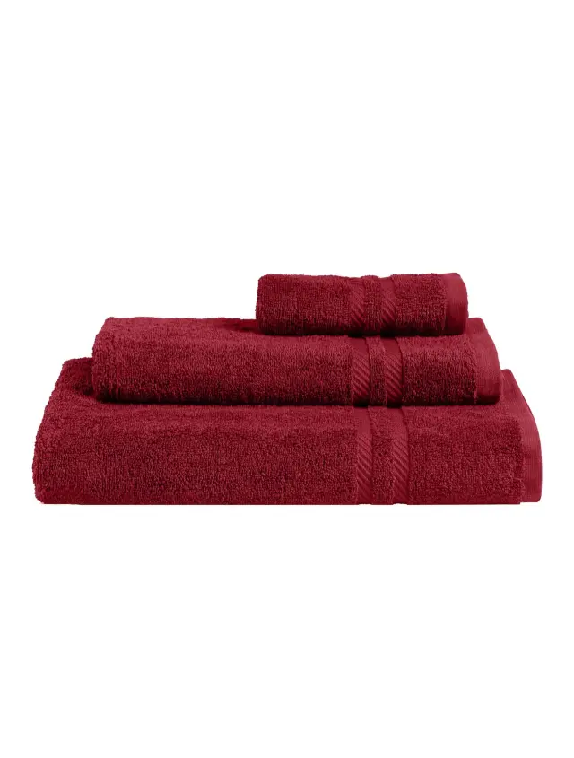 Πετσέτα AVELA BURGUNDY MADI μπάνιου: 80 x 150 εκ.