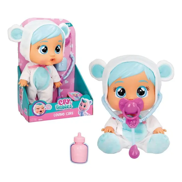 Cry Babies Κλαψουλίνια Loving Care Kristal - Διαδραστική Κούκλα Κλαίει Με Αληθινά Δάκρυα (4104-92151)