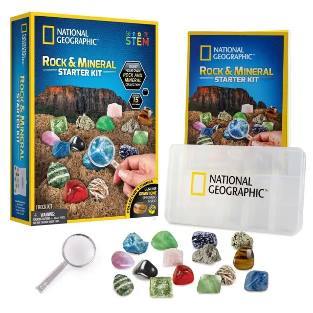 National Geographic Rock and Mineral Starter Kit (29-4010) - Toys