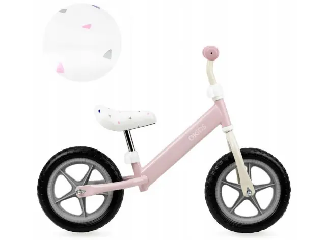 Lionelo Qkids Fleet Pink Ποδήλατο Ισορροπίας