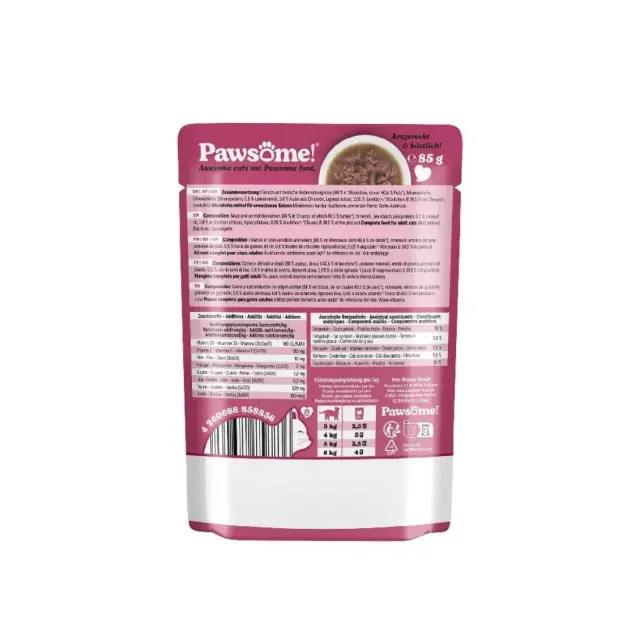 Pawsome Adult Γαλοπούλα 85gr 2