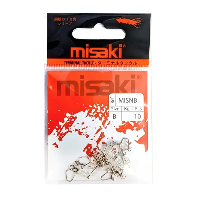 Παραμάνα Misaki Egi Snap B με Χάντρα Cross - 10τμχ 3