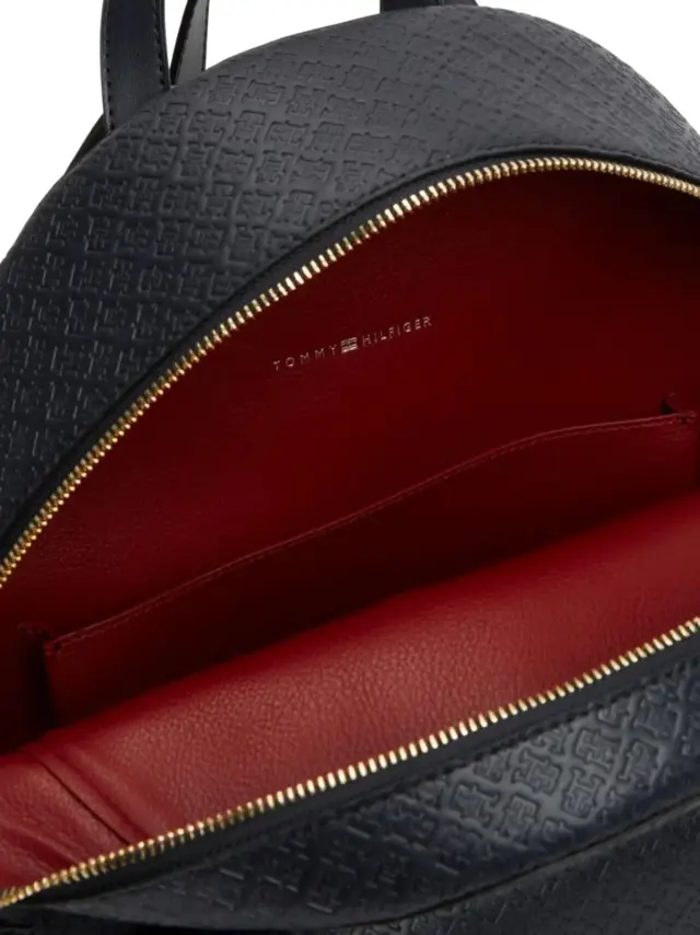 Tommy Hilfiger Γυναικείο Σακίδιο Πλάτης TH Icon Backpack Monogram Σκούρο Μπλε 3