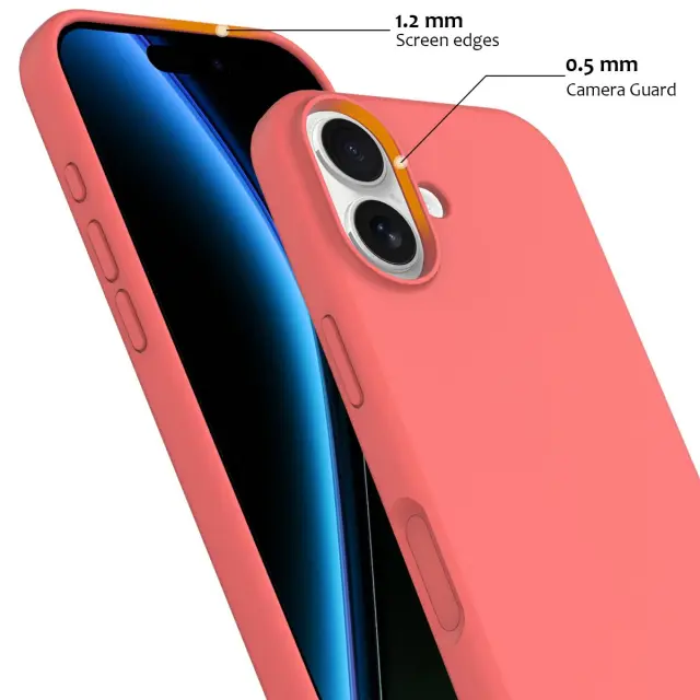 MagSafe Θήκη για iPhone 17- Pink Orange OEM 2