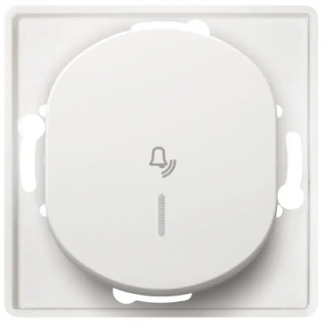 EON E610I.00 Bell push-button switch with indication, white 15.005.0134