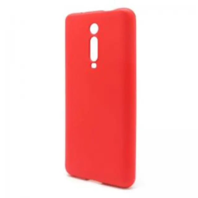 Θήκη Liquid Silicon inos Xiaomi Mi 9T/ Mi 9T Pro L-Cover Κόκκινο N48526 2