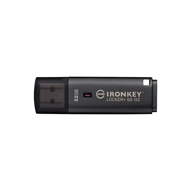 Kingston USB Stick IronKey Locker Plus 50 G2 32GB USB3.2 Black (IKLP50G2/32GB)